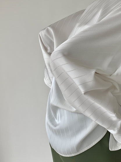 Satin Shirt With Mature Design