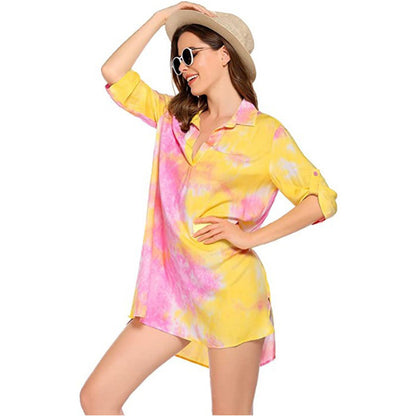 European And American Women's Swimwear Beach Blouse