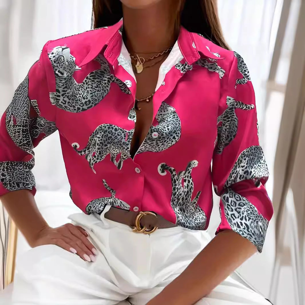 Women's Long-sleeved Blouse Sexy Fashion