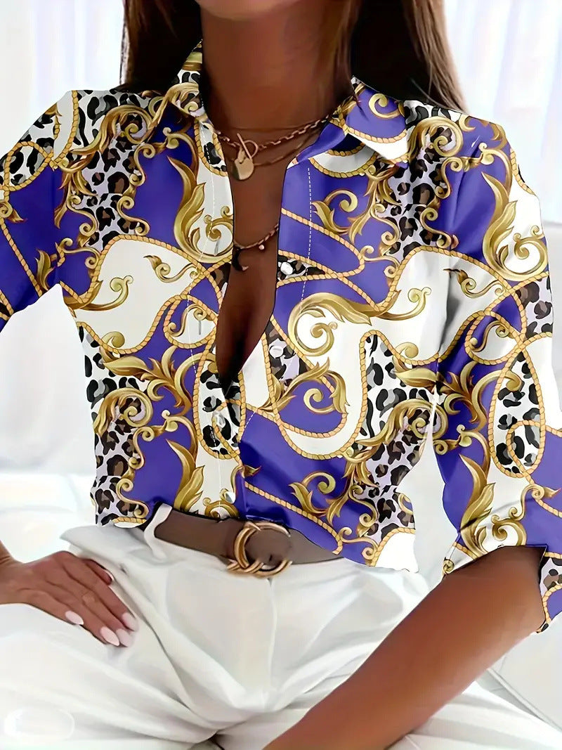 Women's Long-sleeved Blouse Sexy Fashion