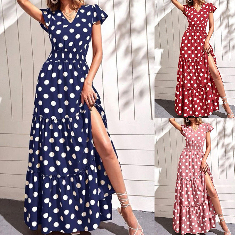 Summer New Women's Fashion Polka Dot Dress