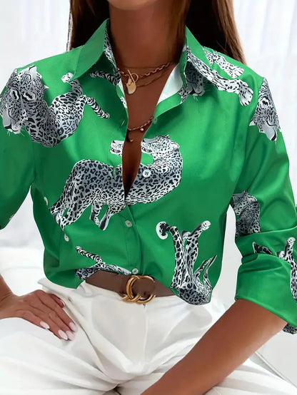 Women's Long-sleeved Blouse Sexy Fashion