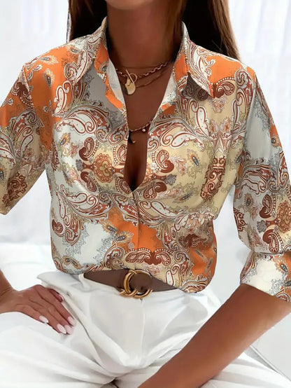 Women's Long-sleeved Blouse Sexy Fashion