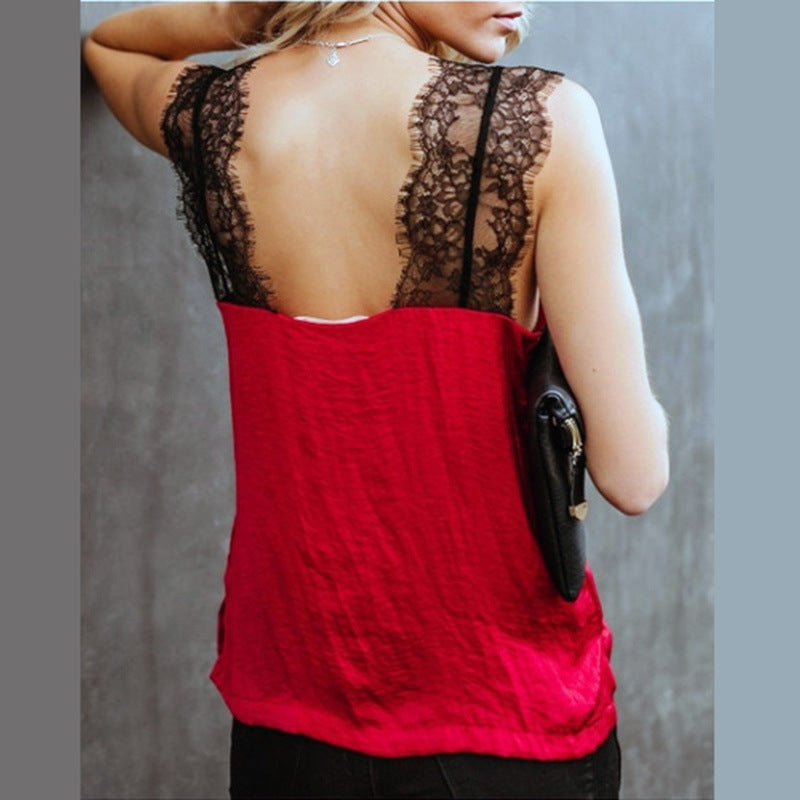 Women's Loose Lace Sleeveless Camisole